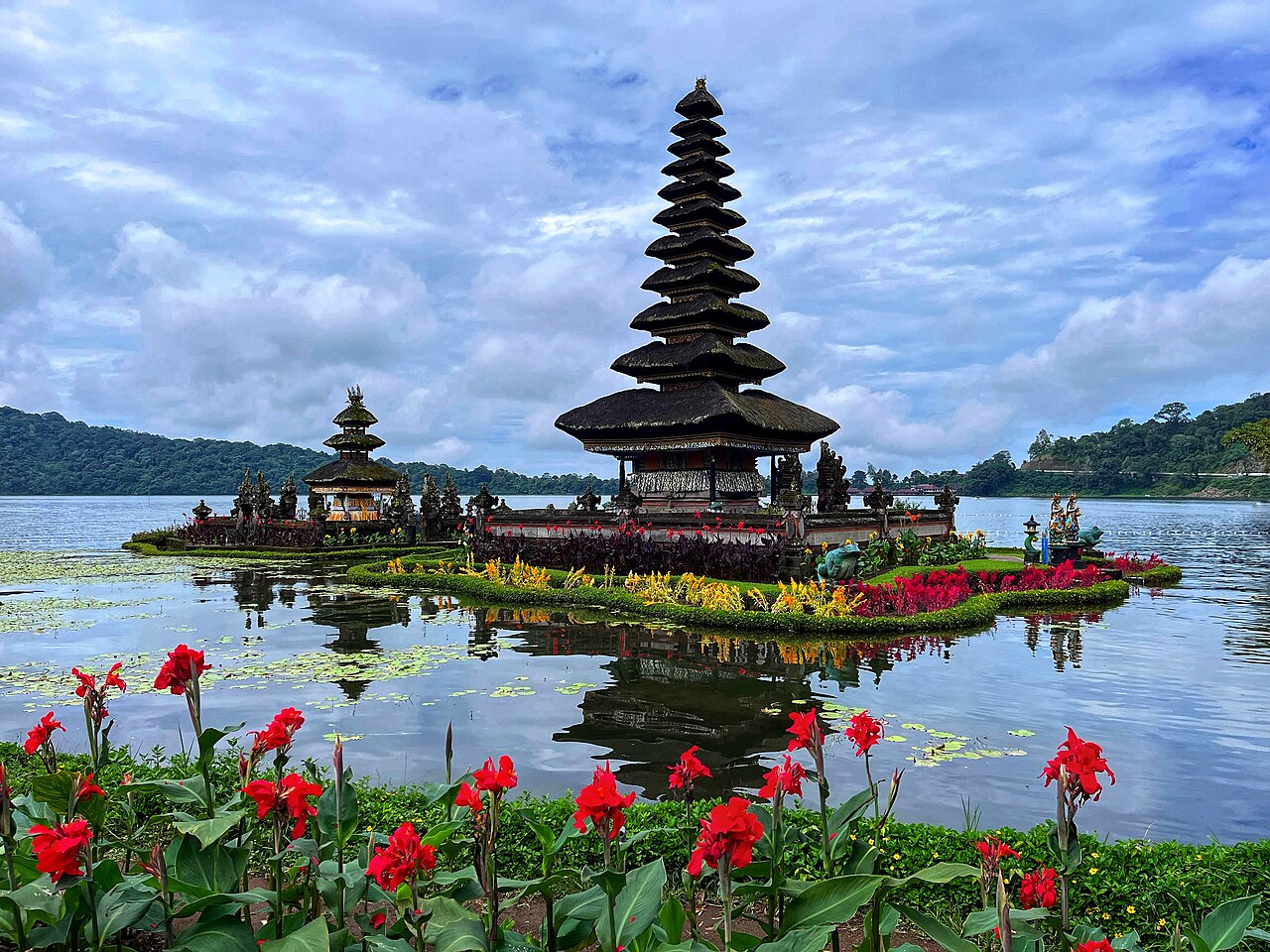 International students studying in Bali